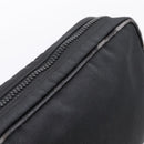FENDI Shoulder Bag Canvas Black Gold Auth ep16408-10
