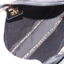 FENDI Shoulder Bag Canvas Black Gold Auth ep16408-11