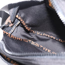 FENDI Shoulder Bag Canvas Black Gold Auth ep16408-20