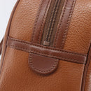 Burberrys Hand Bag Leather Brown Gold Auth ep16410-17