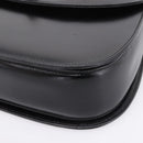 GUCCI Bamboo Hand Bag Leather 2way Black Gold 000 926 0633 Auth ep16411V-8