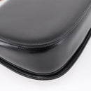 GUCCI Bamboo Hand Bag Leather 2way Black Gold 000 926 0633 Auth ep16411V-17
