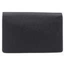 LOUIS VUITTON Epi Serie Dragonne Clutch Bag Black Noir M52612 LV Auth ep16412-3