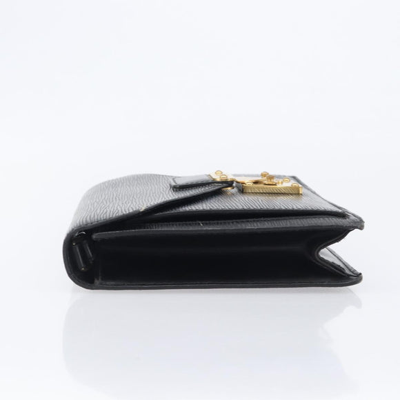 LOUIS VUITTON Epi Serie Dragonne Clutch Bag Black Noir M52612 LV Auth ep16412