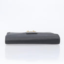 LOUIS VUITTON Epi Serie Dragonne Clutch Bag Black Noir M52612 LV Auth ep16412-6