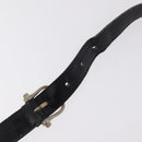 CELINE Shoulder Bag Leather Black Gold Auth ep16413-9