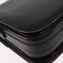 CELINE Shoulder Bag Leather Black Gold Auth ep16413-18