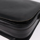 CELINE Shoulder Bag Leather Black Gold Auth ep16413-19