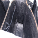 CELINE Shoulder Bag Leather Black Gold Auth ep16413-24