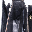 CELINE Shoulder Bag Leather Black Gold Auth ep16413-25