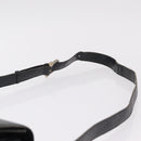 CELINE Shoulder Bag Leather Black Gold Auth ep16413-14