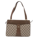 GUCCI GG Supreme Tote Bag PVC Beige Gold 86 02 021 Auth ep16415-13