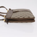 GUCCI GG Supreme Tote Bag PVC Beige Gold 86 02 021 Auth ep16415-4