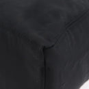 HERMES Akapu Luco Hand Bag Nylon Black Silver Auth ep16416-15