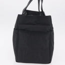 HERMES Akapu Luco Hand Bag Nylon Black Silver Auth ep16416-4