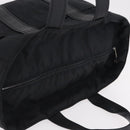 HERMES Akapu Luco Hand Bag Nylon Black Silver Auth ep16416-6
