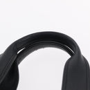 HERMES Akapu Luco Hand Bag Nylon Black Silver Auth ep16416-8