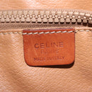 CELINE Macadam Canvas Tote Bag PVC Leather Brown Gold Auth ep16417-22