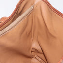 CELINE Macadam Canvas Tote Bag PVC Leather Brown Gold Auth ep16417-24