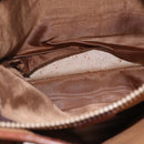CELINE Macadam Canvas Tote Bag PVC Leather Brown Gold Auth ep16417-30