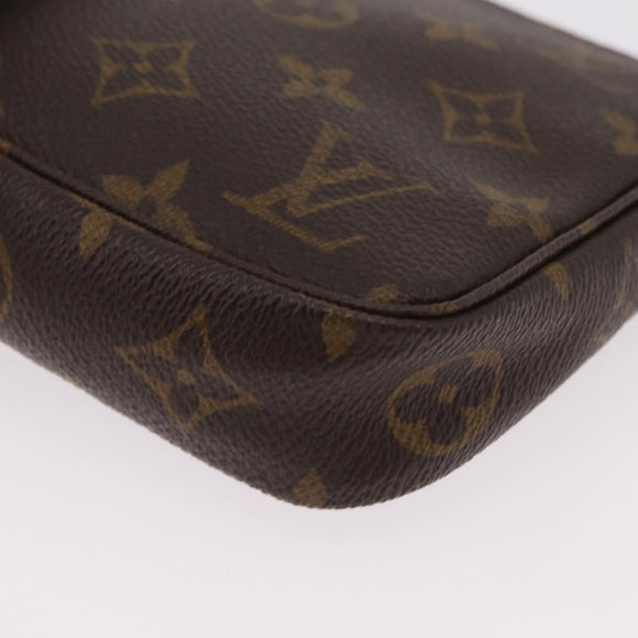 LOUIS VUITTON Monogram Pochette Accessoires Pouch M51980 LV Auth ep16423