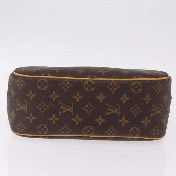 LOUIS VUITTON Monogram Trouville Hand Bag M42228 LV Auth ep16424A