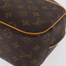 LOUIS VUITTON Monogram Trouville Hand Bag M42228 LV Auth ep16424A-17