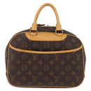 LOUIS VUITTON Monogram Trouville Hand Bag M42228 LV Auth ep16424A-13
