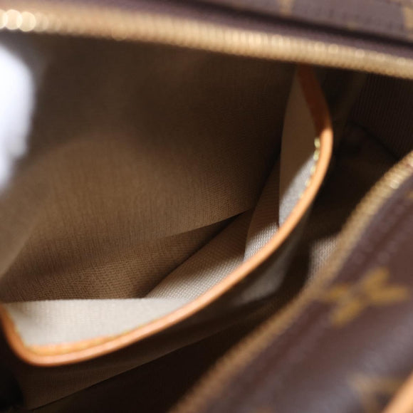 LOUIS VUITTON Monogram Trouville Hand Bag M42228 LV Auth ep16424A