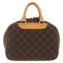 LOUIS VUITTON Monogram Trouville Hand Bag M42228 LV Auth ep16424A-3