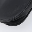 CELINE Sangle bucket Shoulder Bag Leather Black Gold Auth ep16425-14