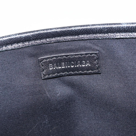 Balenciaga Navy Cabas XS Bag PVC Canvas Leather 2way Blue 390346 Auth ep16429