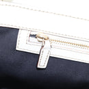 GUCCI GG Supreme Sherry Line Hand Bag PVC White Gold Auth ep16430A-26