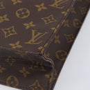 LOUIS VUITTON Monogram Sac Plat Hand Bag M51140 LV Auth ep16431V-10