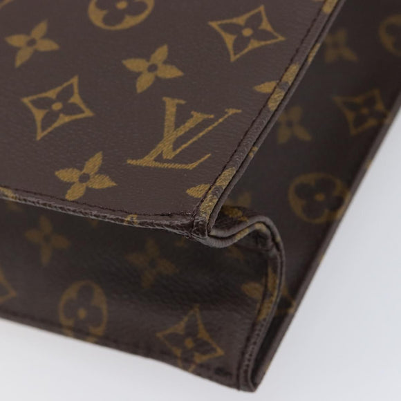 LOUIS VUITTON Monogram Sac Plat Hand Bag M51140 LV Auth ep16431V