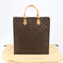 LOUIS VUITTON Monogram Sac Plat Hand Bag M51140 LV Auth ep16431V-25