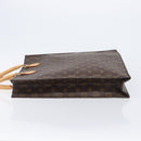 LOUIS VUITTON Monogram Sac Plat Hand Bag M51140 LV Auth ep16431V-5