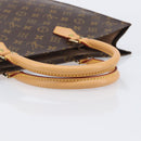 LOUIS VUITTON Monogram Sac Plat Hand Bag M51140 LV Auth ep16431V-7