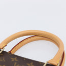 LOUIS VUITTON Monogram Sac Plat Hand Bag M51140 LV Auth ep16431V-8