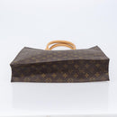 LOUIS VUITTON Monogram Sac Plat Hand Bag M51140 LV Auth ep16431V-9