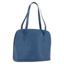 LOUIS VUITTON Epi Lussac Shoulder Bag Blue M52285 LV Auth ep16433-1