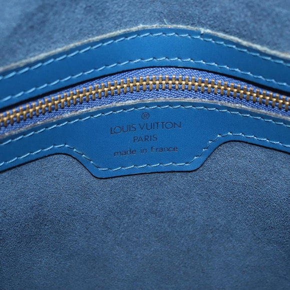 LOUIS VUITTON Epi Lussac Shoulder Bag Blue M52285 LV Auth ep16433