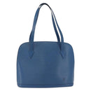 LOUIS VUITTON Epi Lussac Shoulder Bag Blue M52285 LV Auth ep16433-13