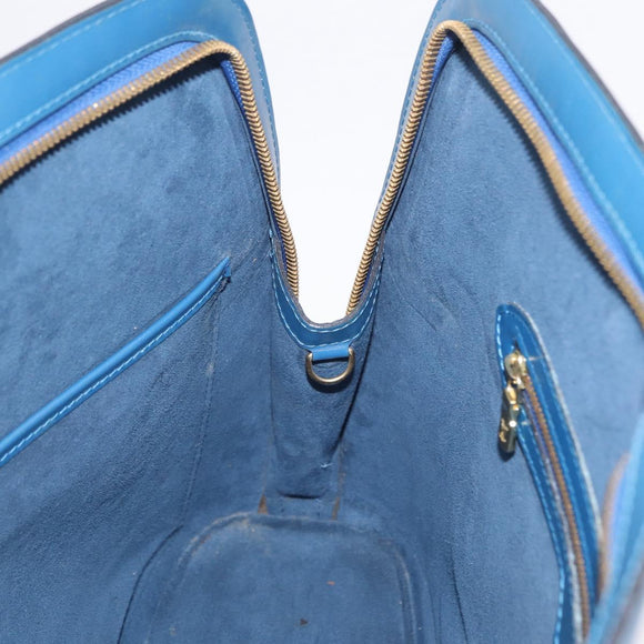 LOUIS VUITTON Epi Lussac Shoulder Bag Blue M52285 LV Auth ep16433