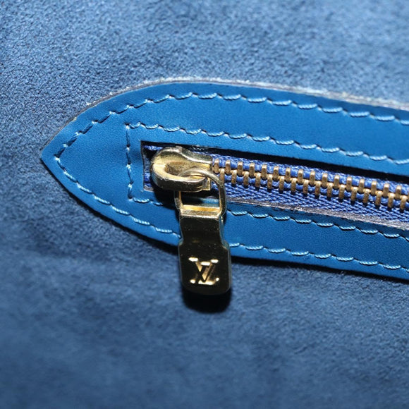 LOUIS VUITTON Epi Lussac Shoulder Bag Blue M52285 LV Auth ep16433