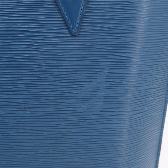 LOUIS VUITTON Epi Lussac Shoulder Bag Blue M52285 LV Auth ep16433