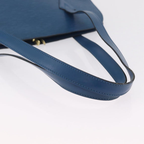 LOUIS VUITTON Epi Lussac Shoulder Bag Blue M52285 LV Auth ep16433