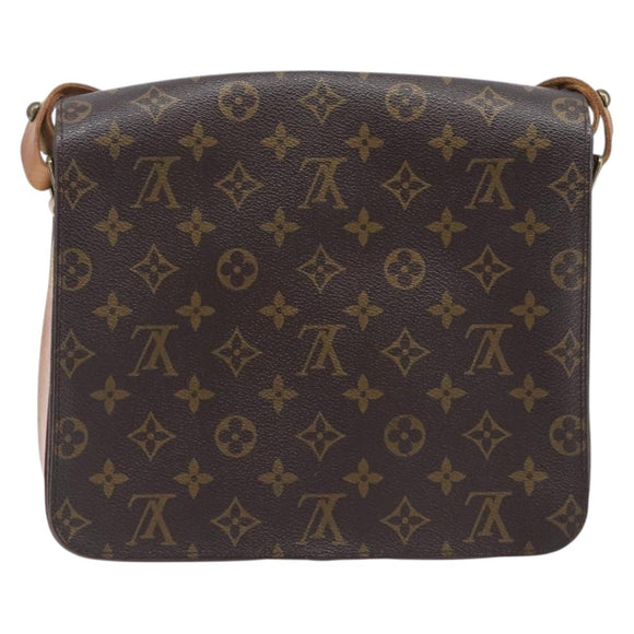 LOUIS VUITTON Monogram Cartouchiere GM Shoulder Bag M51252 LV Auth ep16437