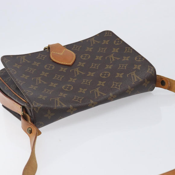 LOUIS VUITTON Monogram Cartouchiere GM Shoulder Bag M51252 LV Auth ep16437