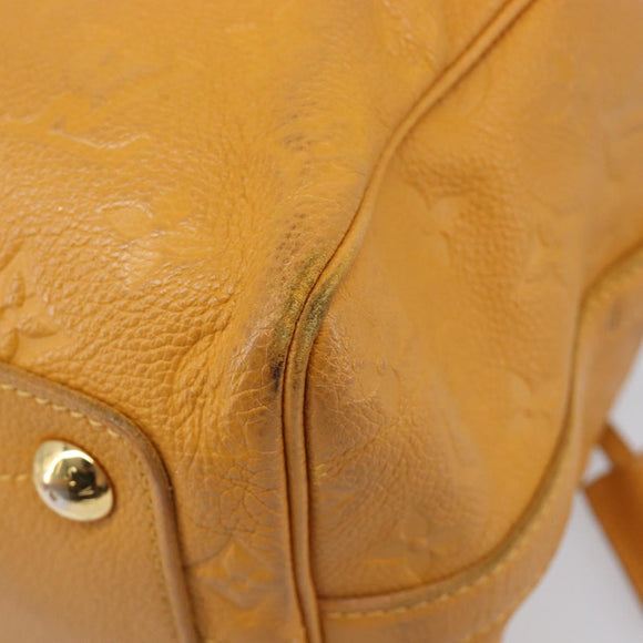 LOUIS VUITTON Empreinte Speedy Bandouliere 25 Bag saffron M40904 LV Auth ep16439